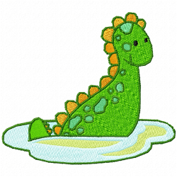 Dinosaur Embroidery Design 1